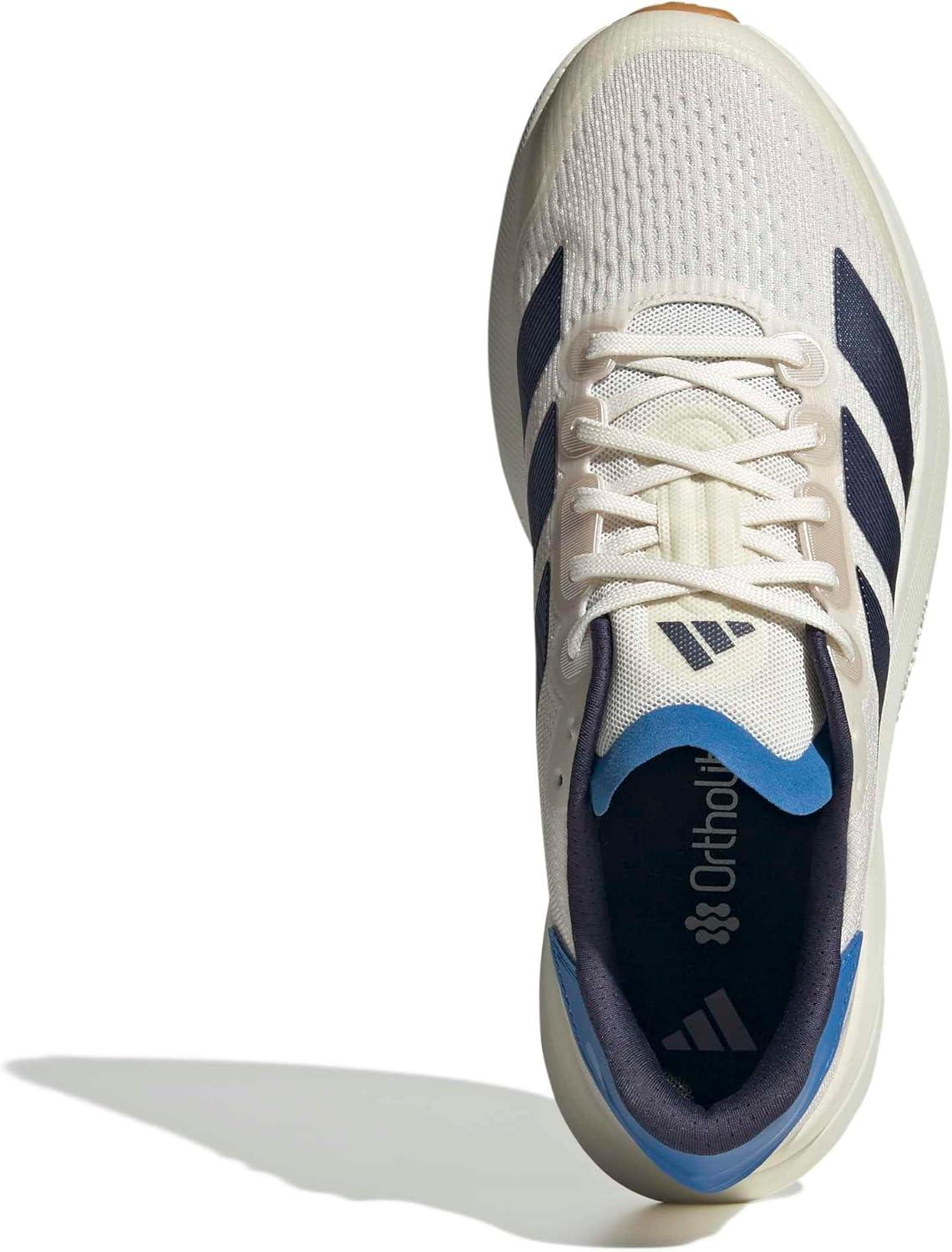 image:imageadidas Mens Duramo Speed 2 Running ShoeChalk WhiteShadow NavyRay Blue