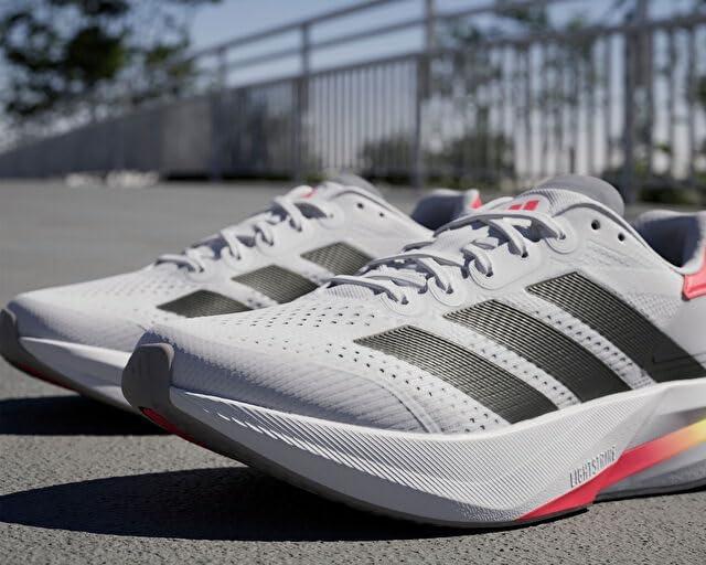 image:imageadidas Mens Duramo Speed 2 Running ShoeCloud White Core Black Lucid Red