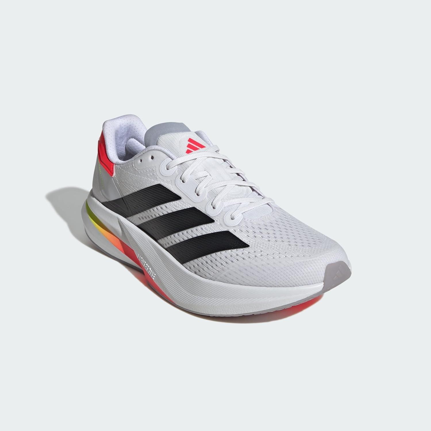 image:imageadidas Mens Duramo Speed 2 Running ShoeCloud White Core Black Lucid Red