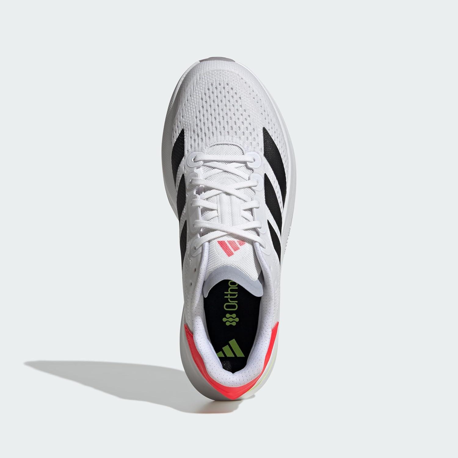 image:imageadidas Mens Duramo Speed 2 Running ShoeCloud White Core Black Lucid Red