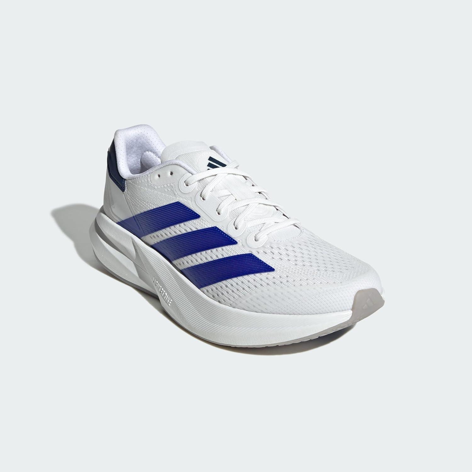 image:imageadidas Mens Duramo Speed 2 Running ShoeCloud White Lucid Blue Dark Blue