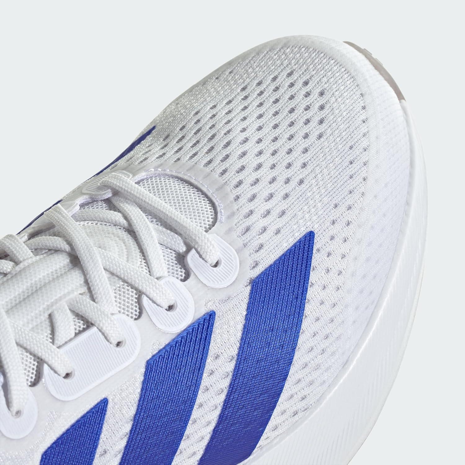 image:imageadidas Mens Duramo Speed 2 Running ShoeCloud White Lucid Blue Dark Blue