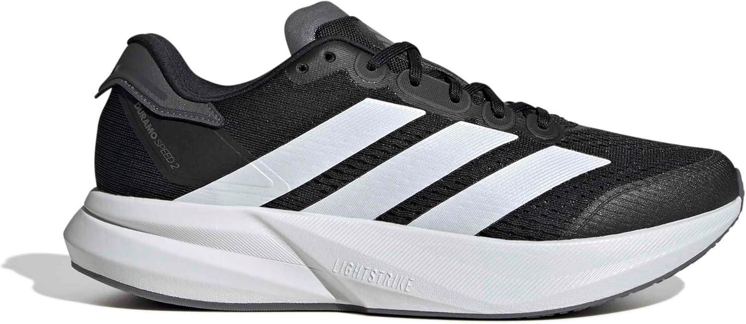image:imageadidas Mens Duramo Speed 2 Running ShoeCore Black Cloud White Grey Five