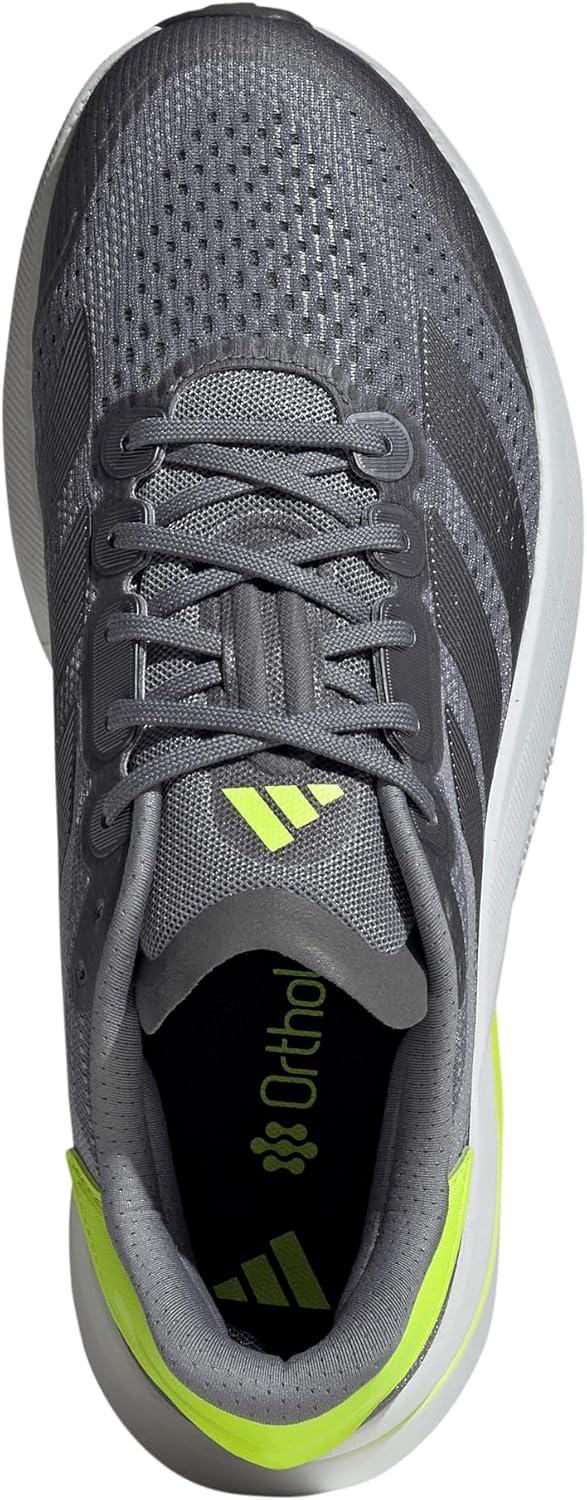 image:imageadidas Mens Duramo Speed 2 Running ShoeGreyIron MetallicLucid Lemon