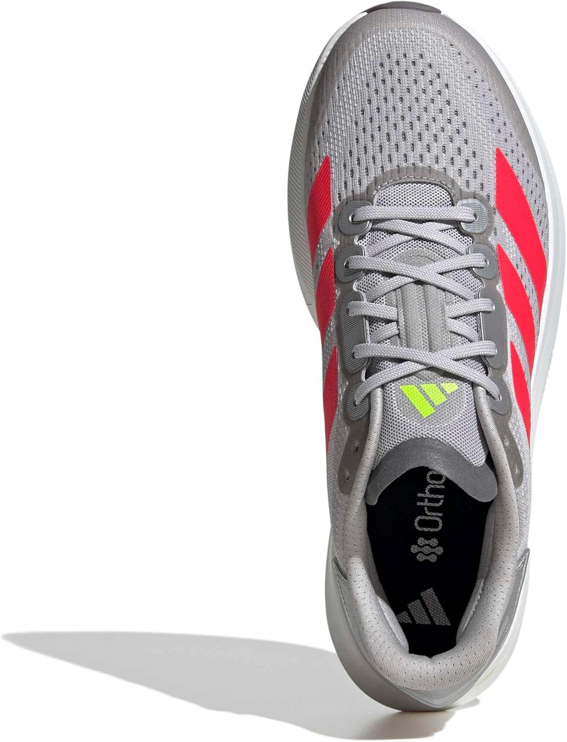 image:imageadidas Mens Duramo Speed 2 Running ShoeGreyLucid RedLucid Lemon