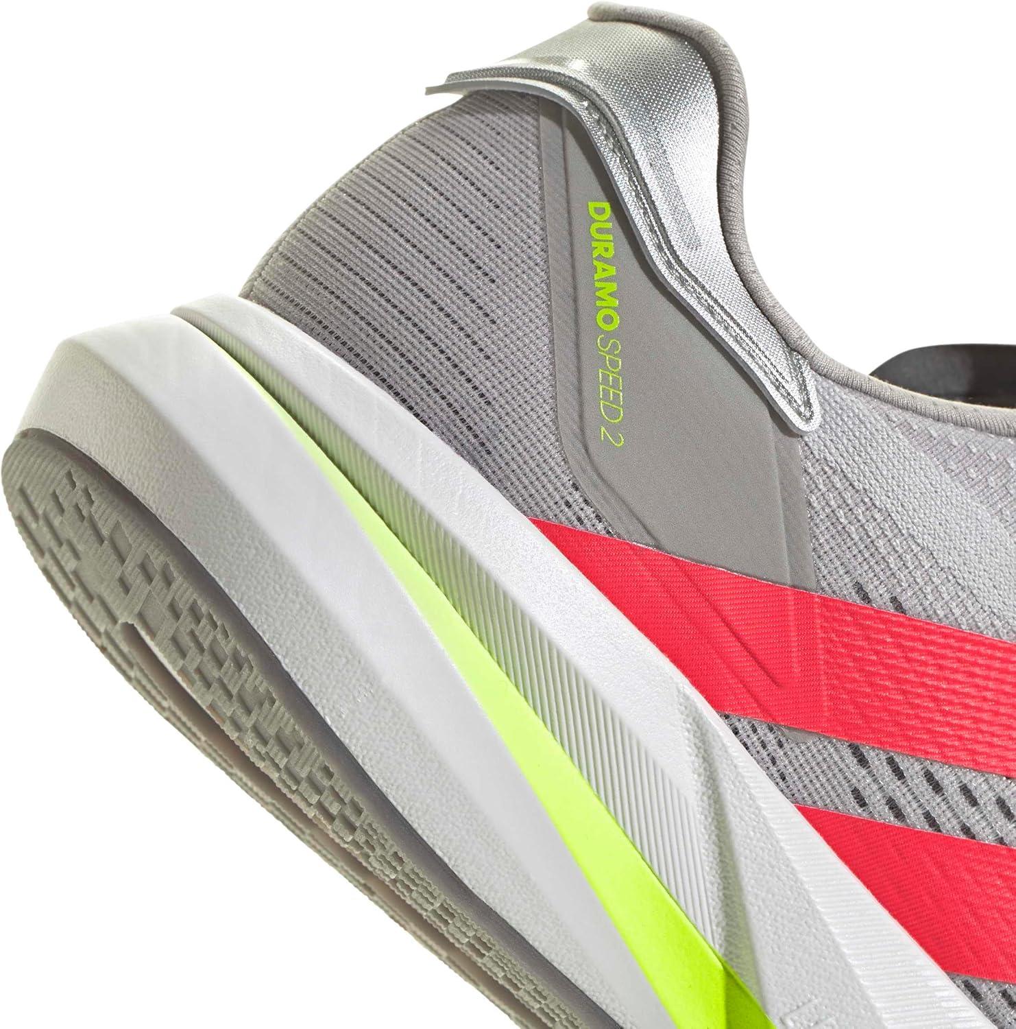 image:imageadidas Mens Duramo Speed 2 Running ShoeGreyLucid RedLucid Lemon
