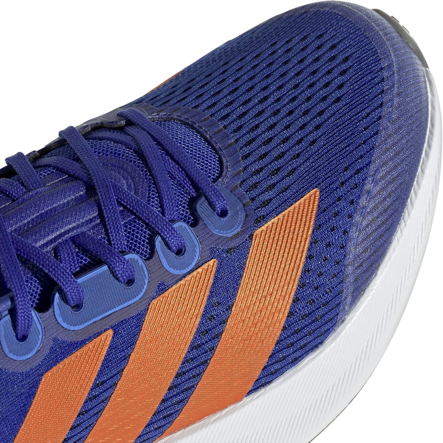 image:imageadidas Mens Duramo Speed 2 Running ShoeLucid Blue Impact Orange Halo Silver