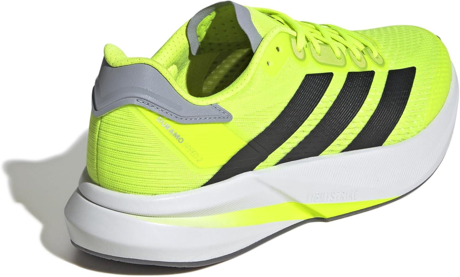 image:imageadidas Mens Duramo Speed 2 Running ShoeLucid Lemon Core Black Halo Silver