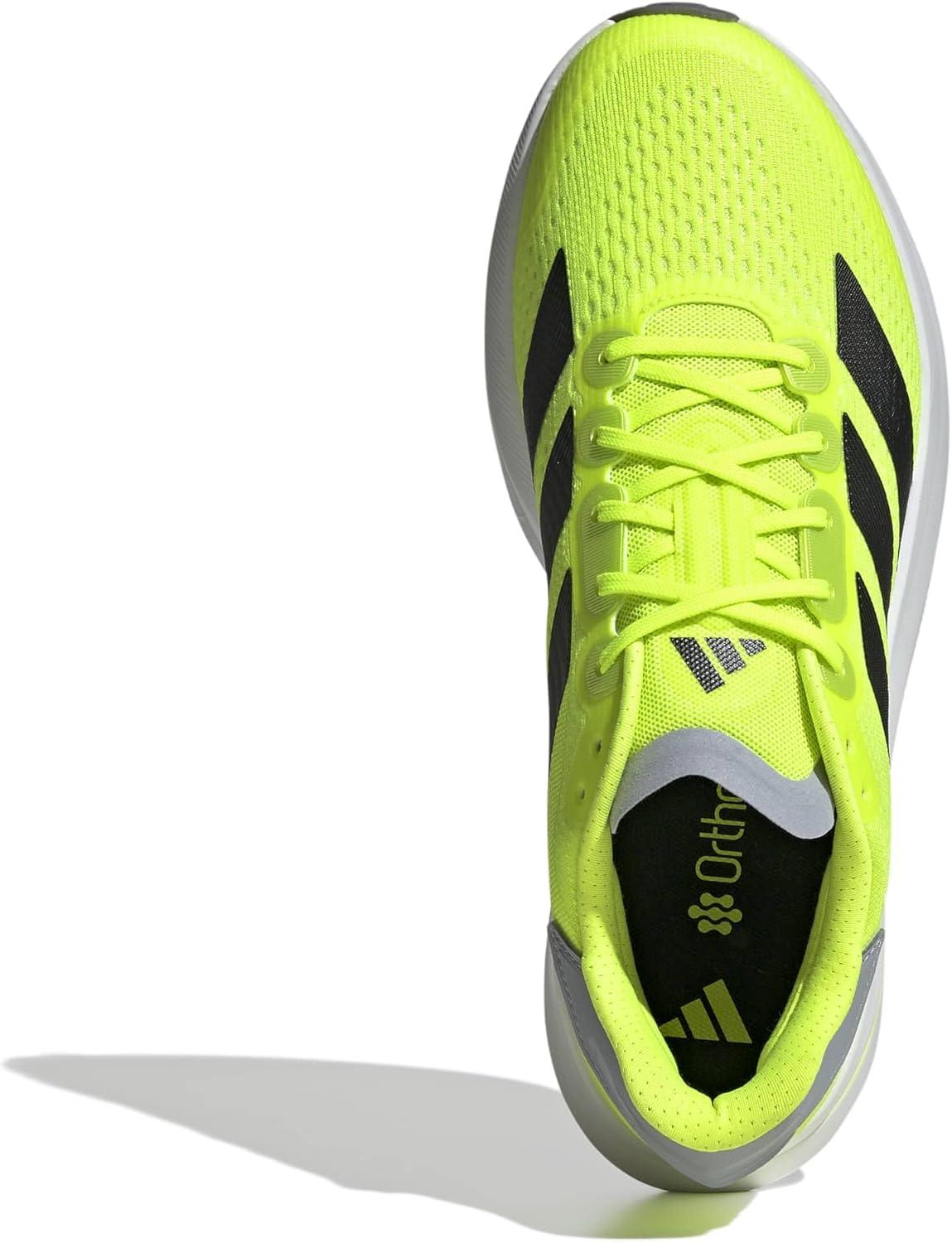image:imageadidas Mens Duramo Speed 2 Running ShoeLucid LemonBlackHalo Silver