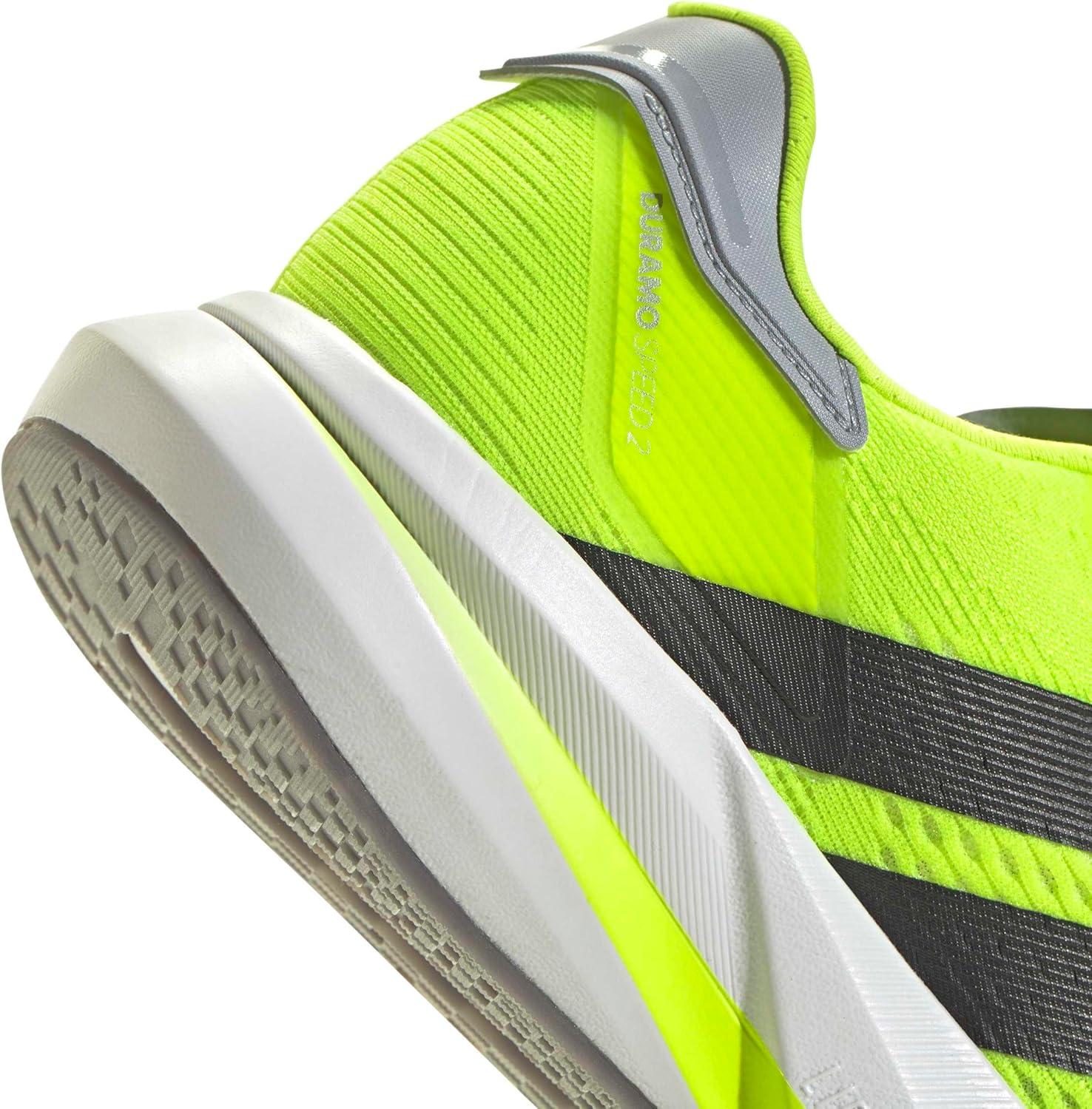 image:imageadidas Mens Duramo Speed 2 Running ShoeLucid LemonBlackHalo Silver