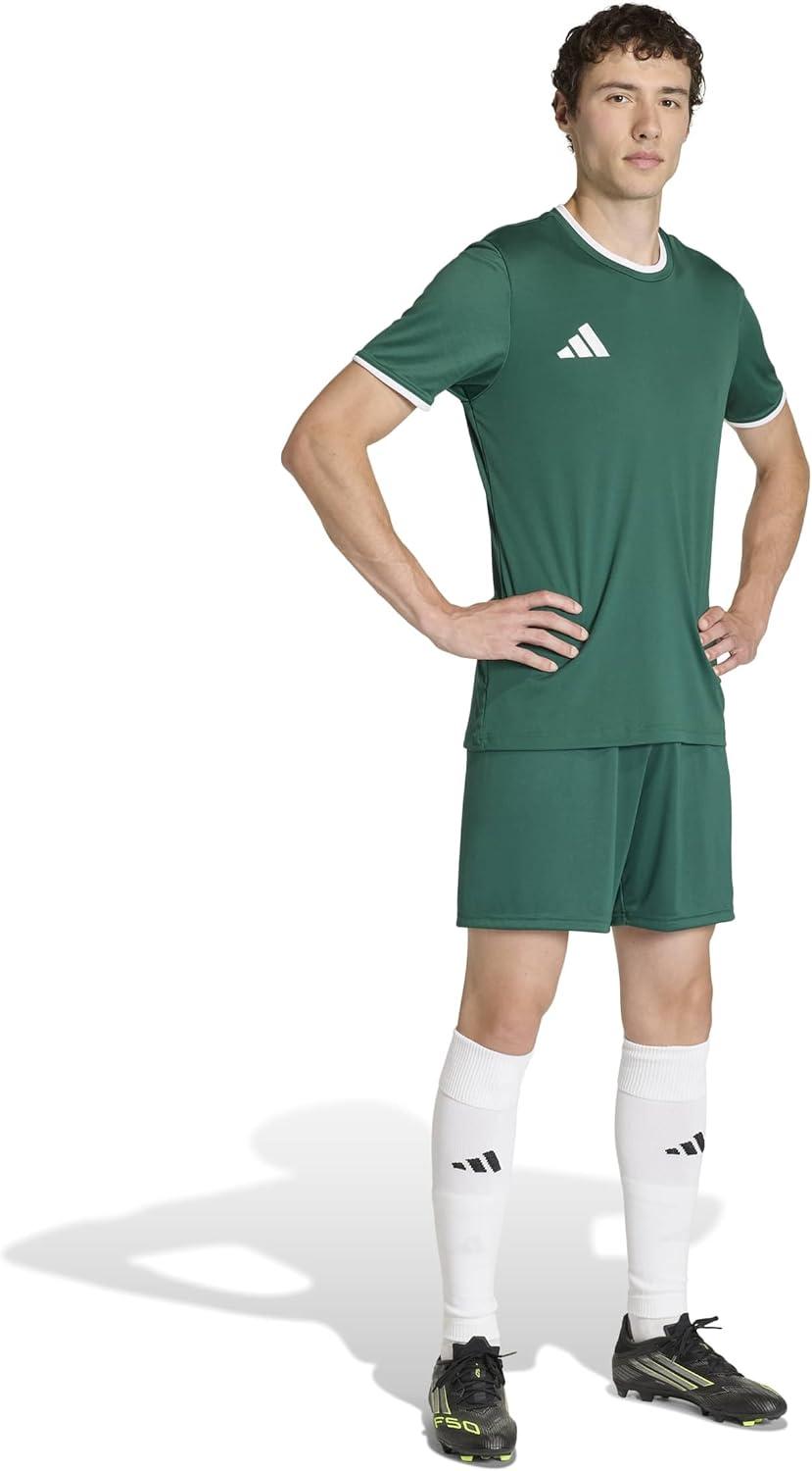 image:imageadidas Mens Entrada 26 JerseyTeam Dark GreenWhite