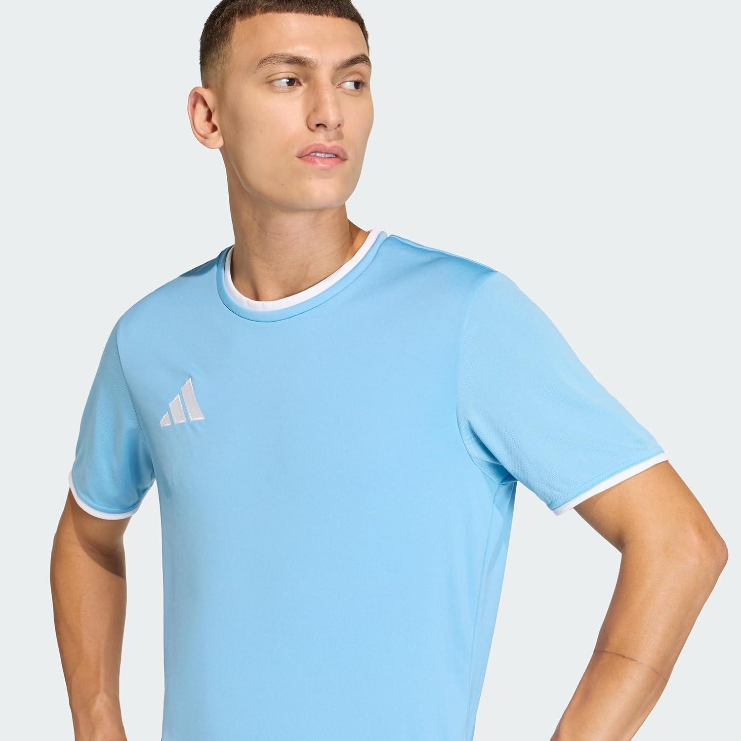 image:imageadidas Mens Entrada 26 JerseyTeam Light BlueWhite