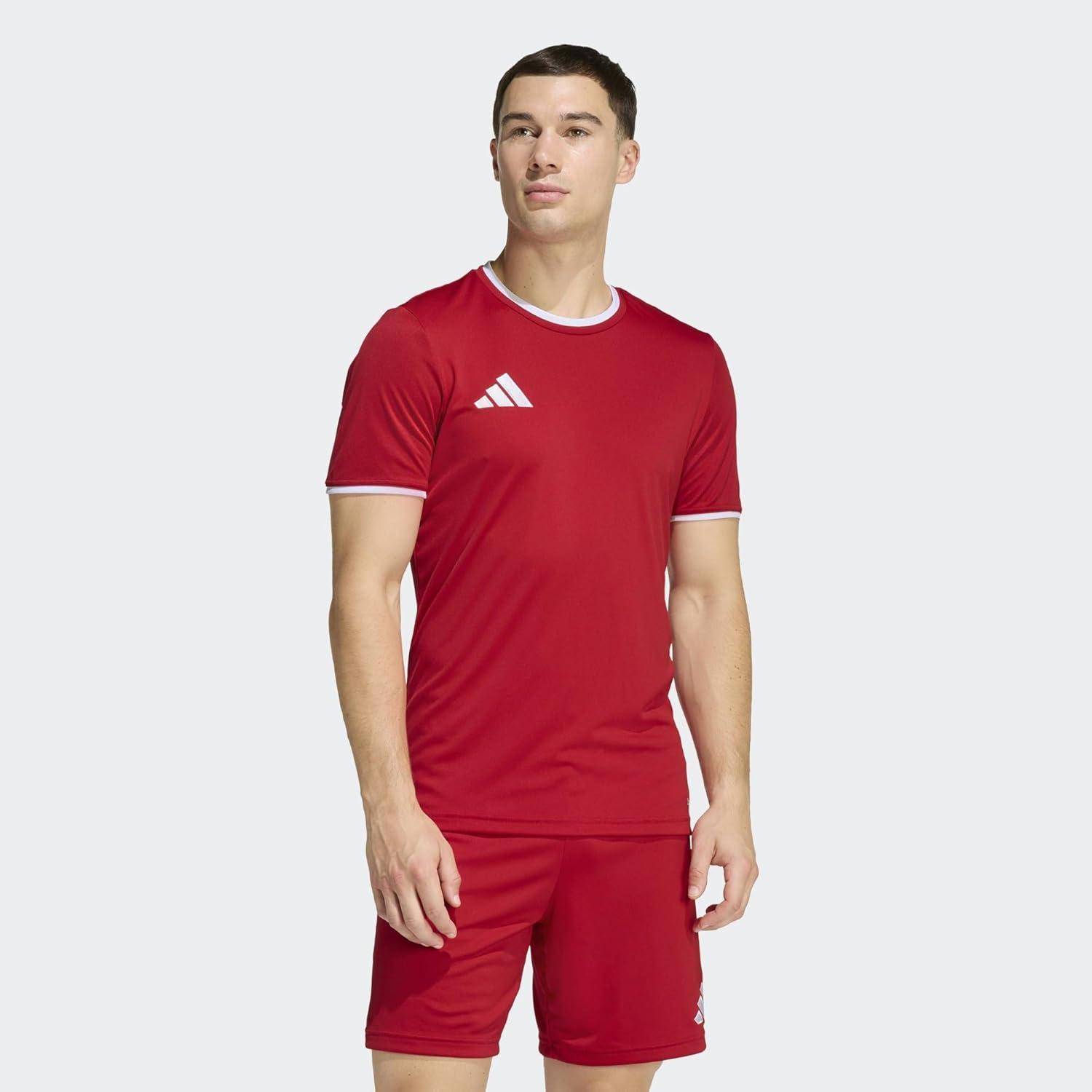 image:imageadidas Mens Entrada 26 JerseyTeam Power RedWhite