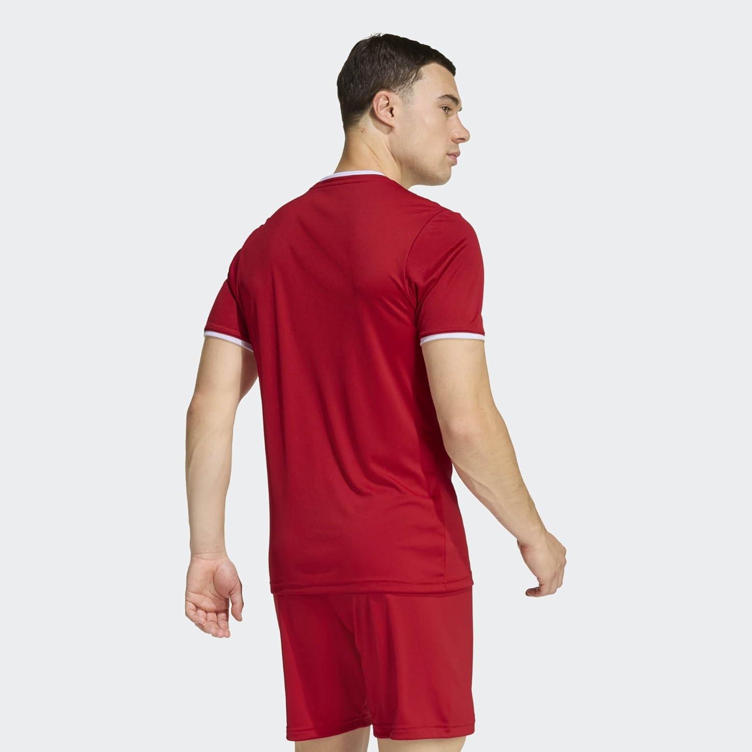 image:imageadidas Mens Entrada 26 JerseyTeam Power RedWhite