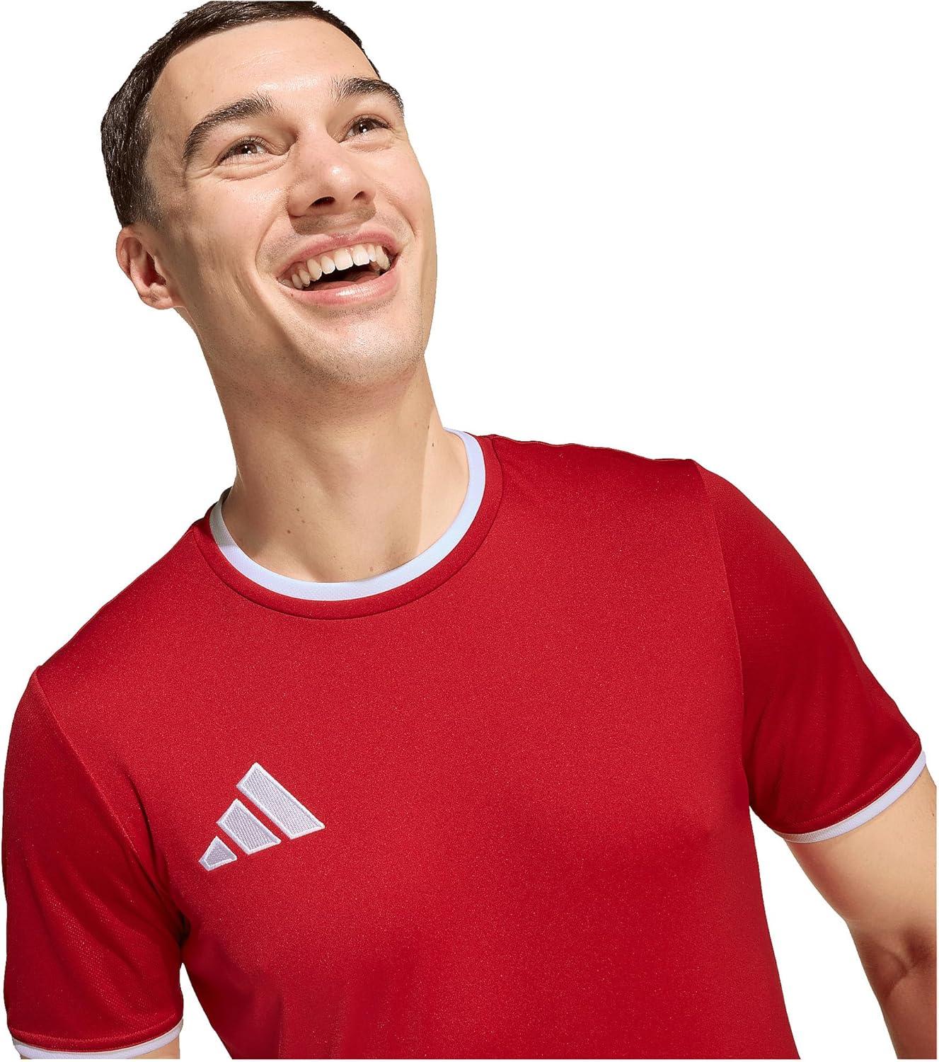 image:imageadidas Mens Entrada 26 JerseyTeam Power RedWhite