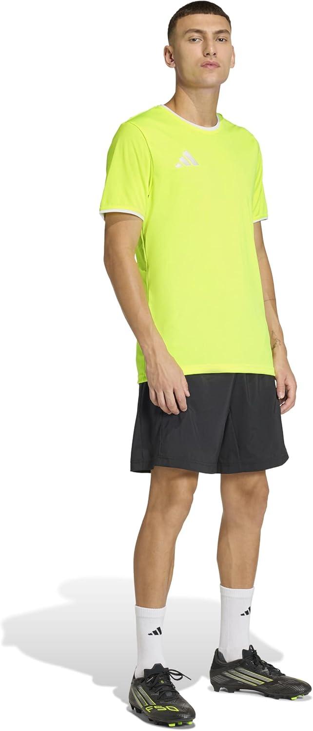 image:imageadidas Mens Entrada 26 JerseyTeam Solar YellowWhite