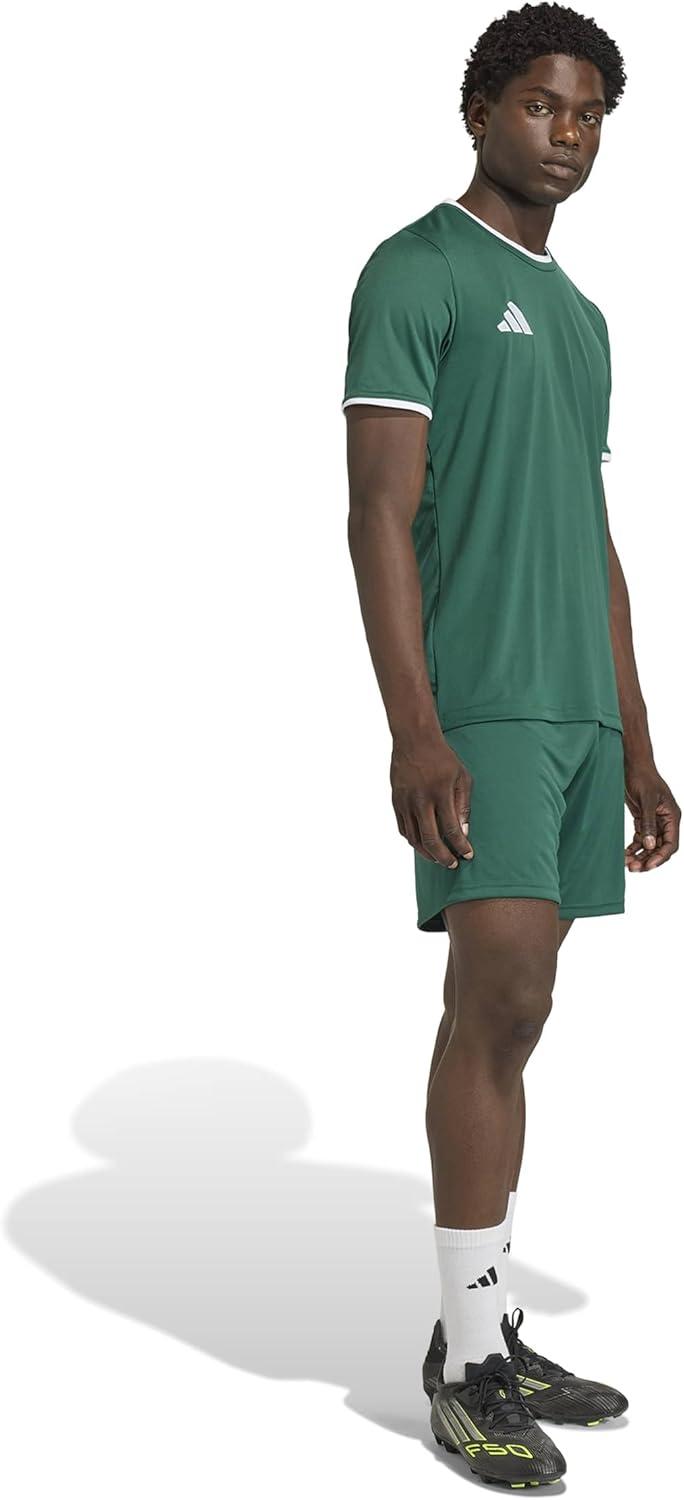 image:imageadidas Mens Entrada 26 ShortsTeam Dark GreenWhite