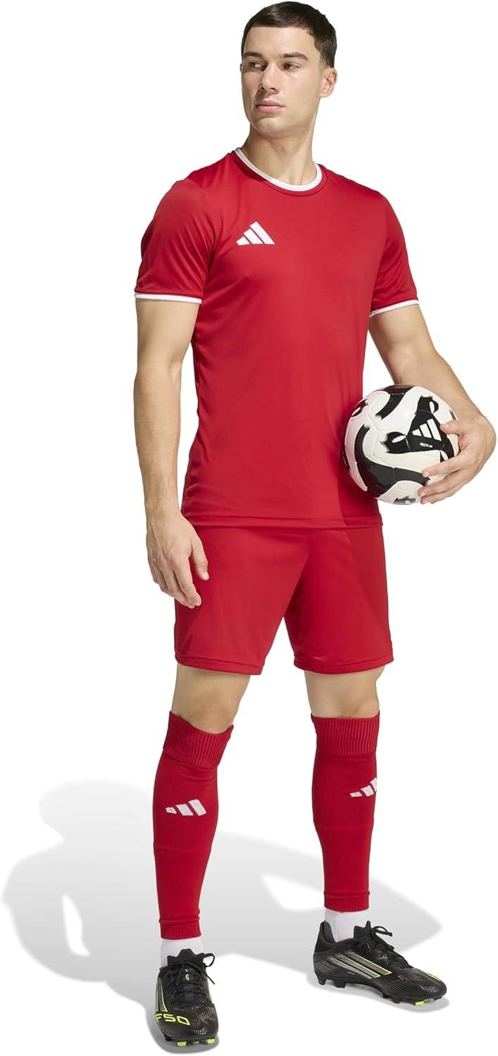 image:imageadidas Mens Entrada 26 ShortsTeam Power RedWhite