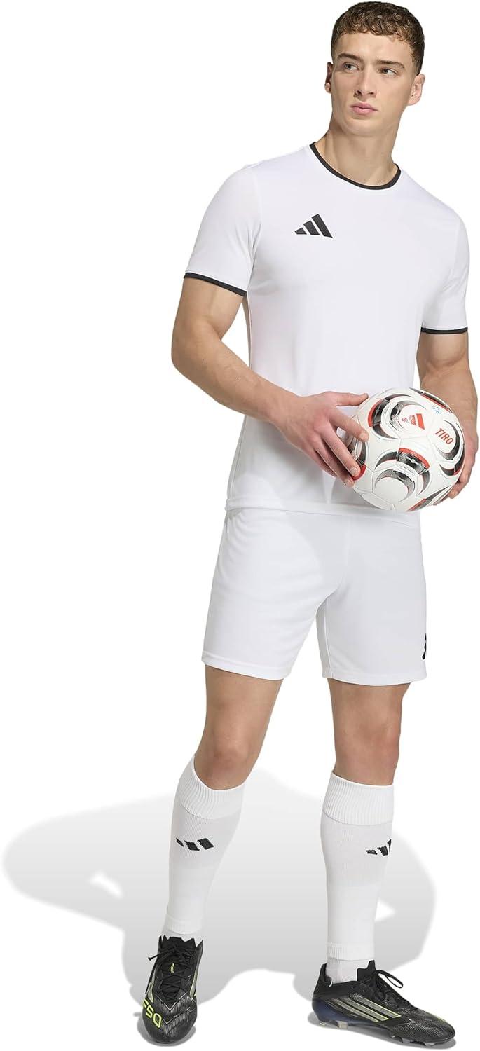 image:imageadidas Mens Entrada 26 ShortsWhiteBlack