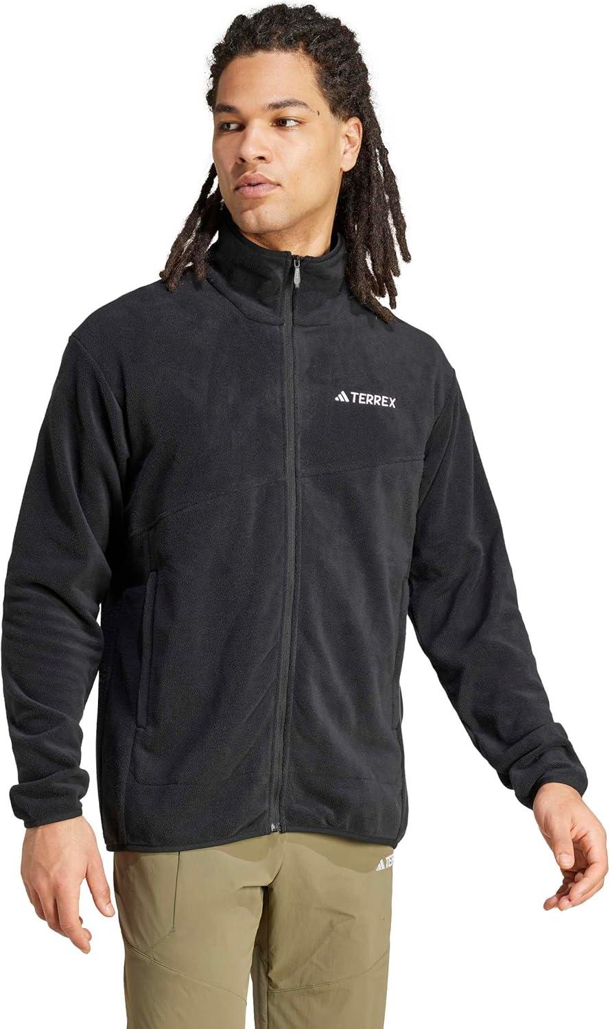 image:imageadidas Mens Terrex Multi FullZip Fleece Hiking JacketBlack