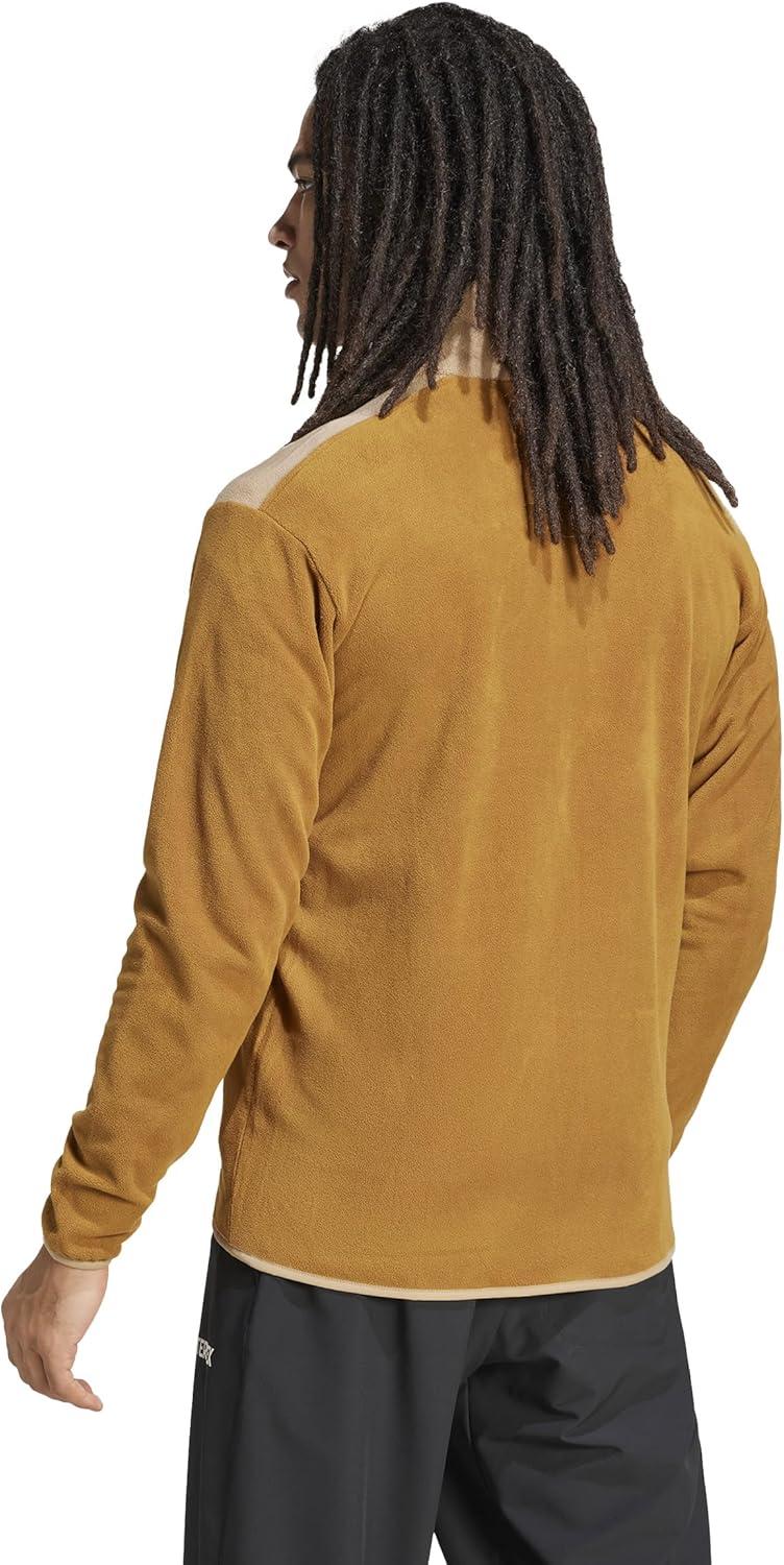 image:imageadidas Mens Terrex Multi FullZip Fleece Hiking JacketBronze StrataCardboard