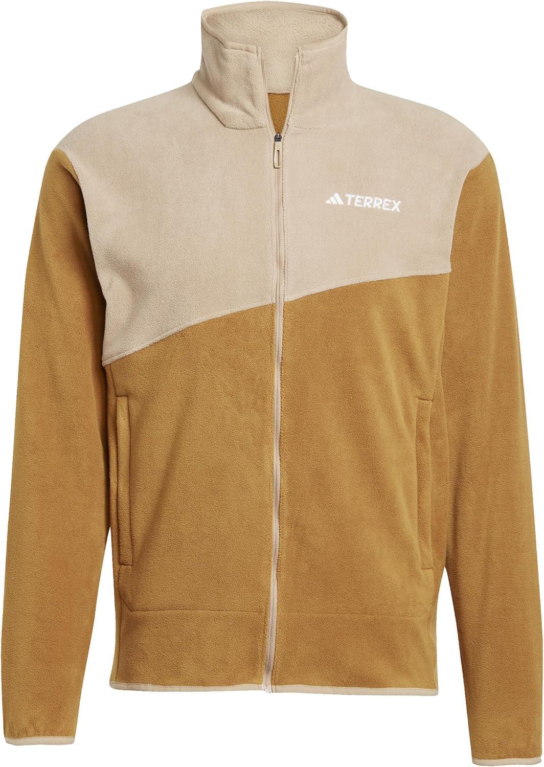 image:imageadidas Mens Terrex Multi FullZip Fleece Hiking JacketBronze StrataCardboard