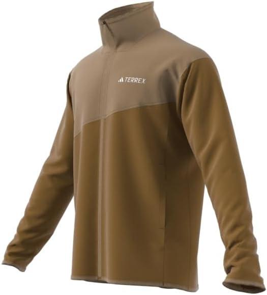 image:imageadidas Mens Terrex Multi FullZip Fleece Hiking JacketBronze StrataCardboard