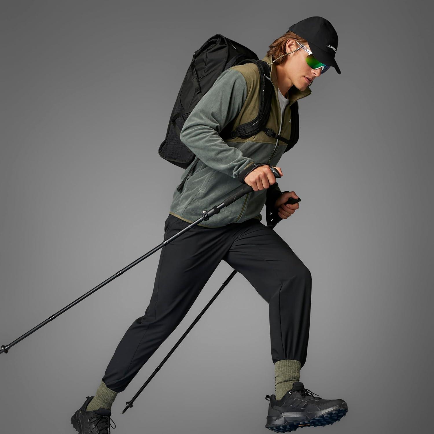 image:imageadidas Mens Terrex Multi FullZip Fleece Hiking JacketIvyOlive Strata