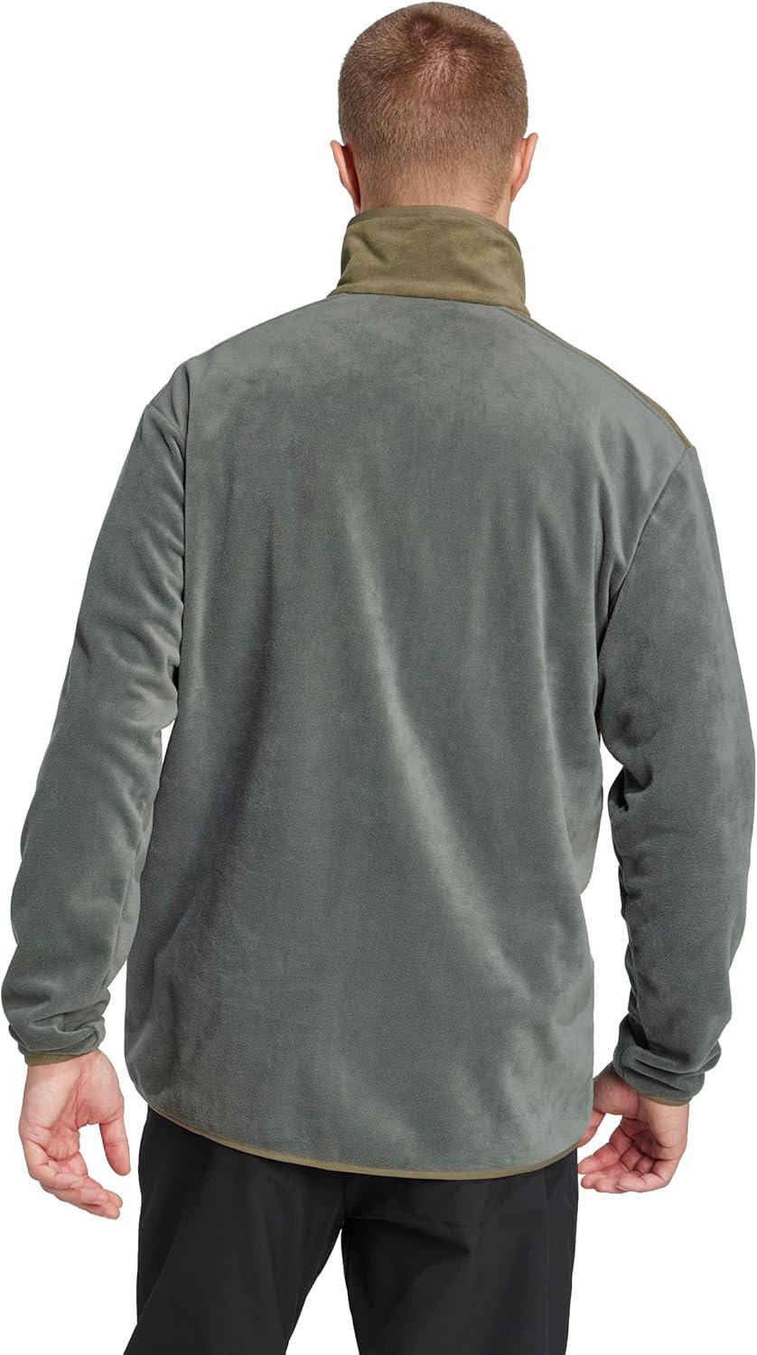 image:imageadidas Mens Terrex Multi FullZip Fleece Hiking JacketIvyOlive Strata