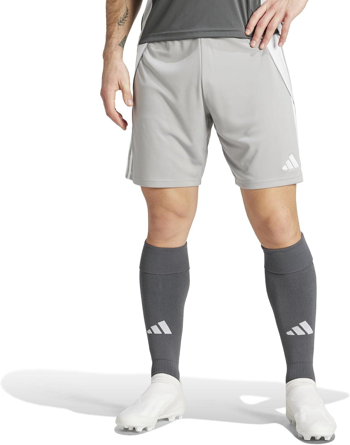image:imageadidas Mens Tiro 24 ShortsTeam Mid GreyWhite