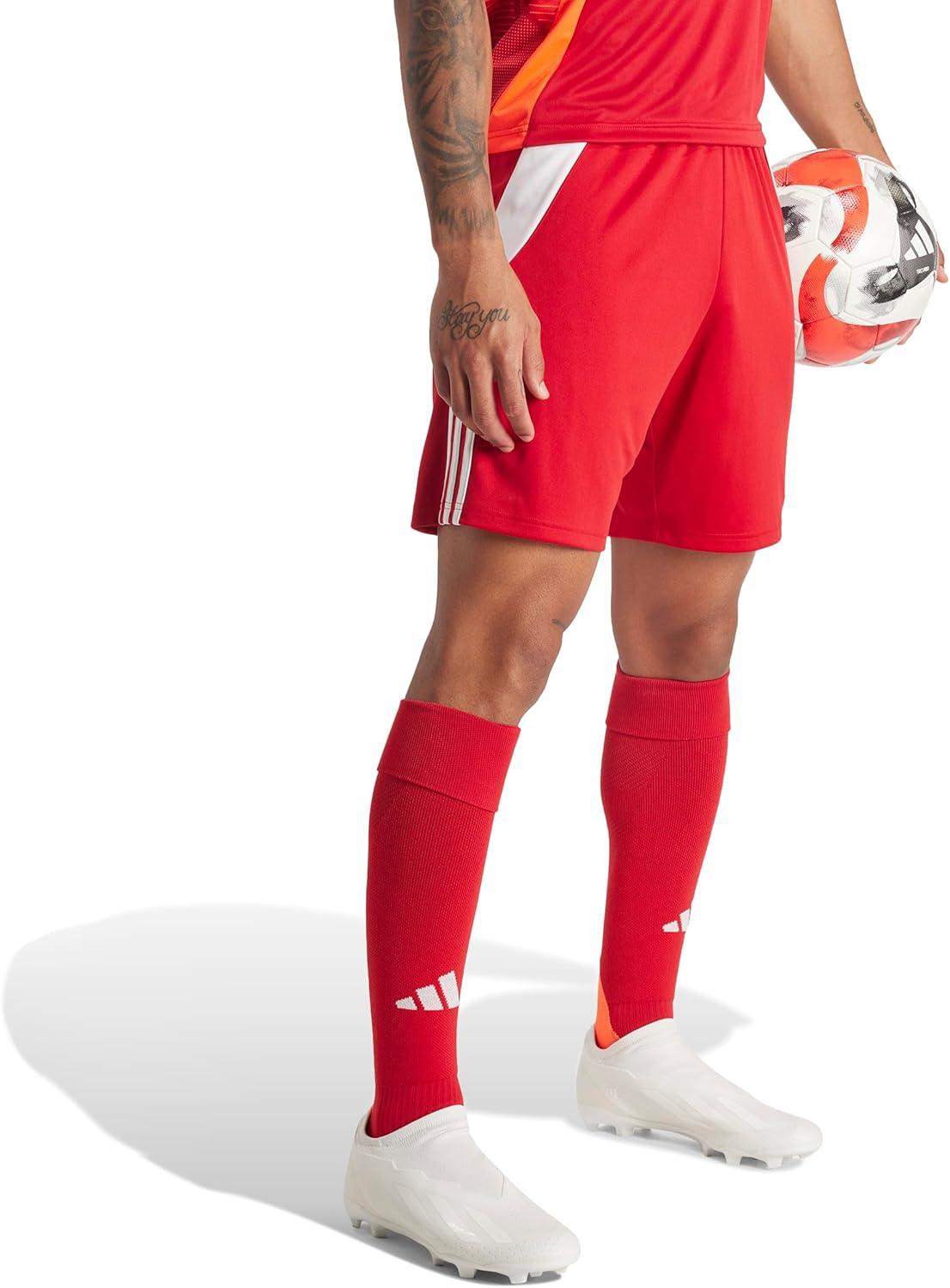 image:imageadidas Mens Tiro 24 ShortsTeam Power RedWhite