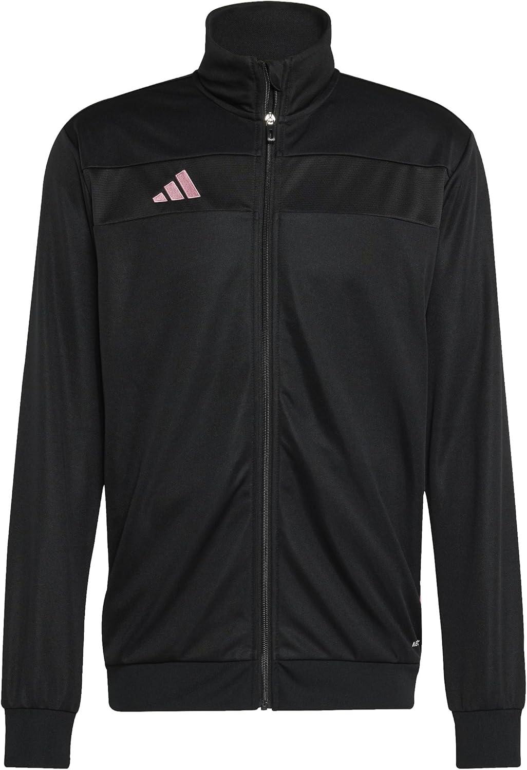image:imageadidas Mens Tiro 25 Essentials Training Track TopBlackEasy PinkWhite