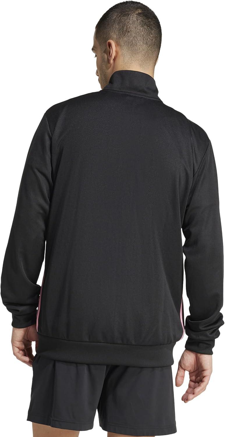 image:imageadidas Mens Tiro 25 Essentials Training Track TopBlackEasy PinkWhite