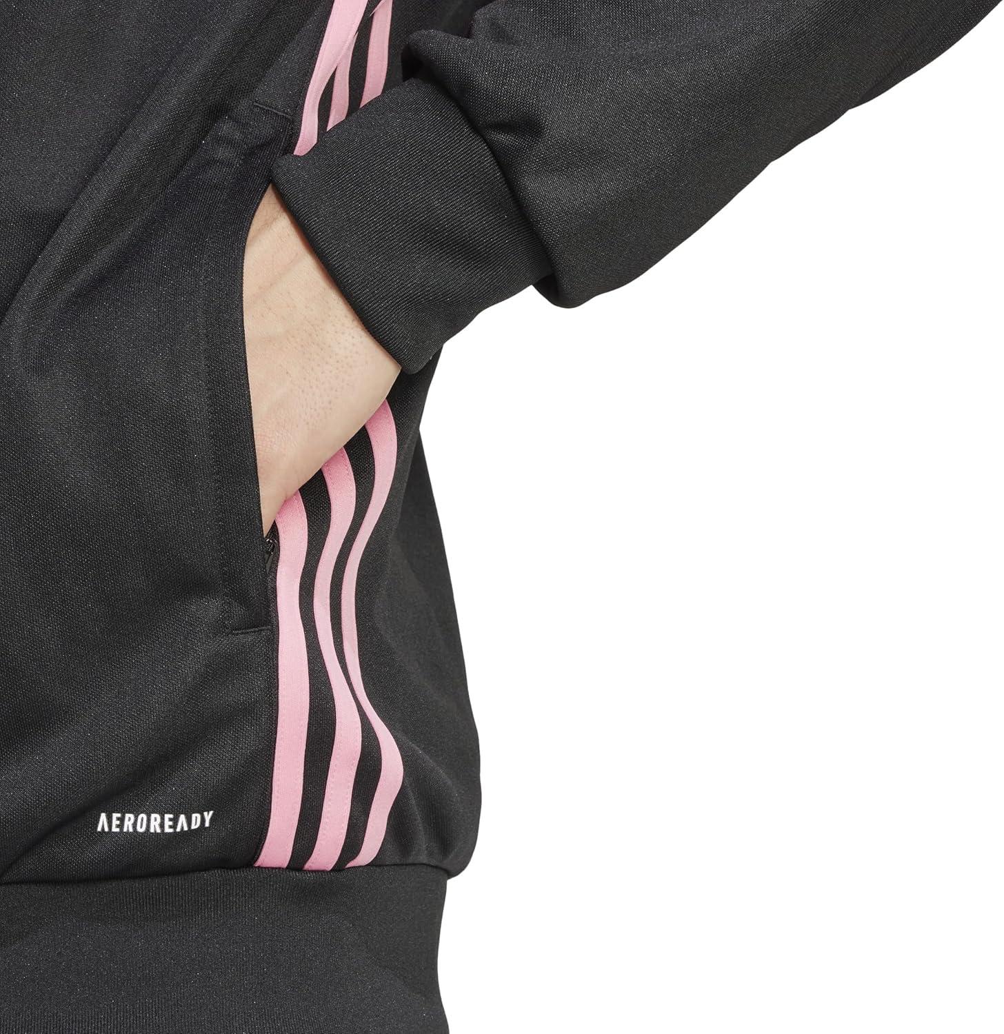 image:imageadidas Mens Tiro 25 Essentials Training Track TopBlackEasy PinkWhite