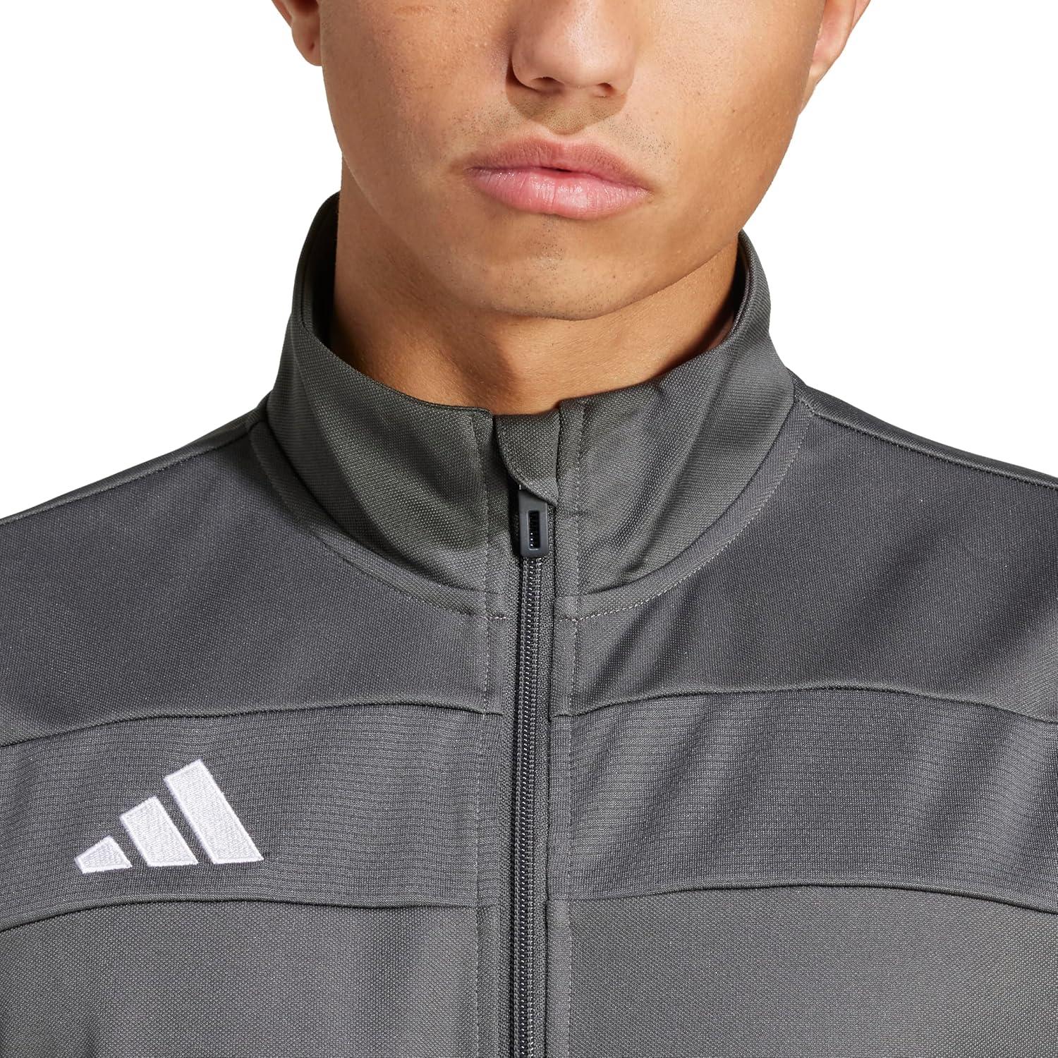 image:imageadidas Mens Tiro 25 Essentials Training Track TopGreyWhite