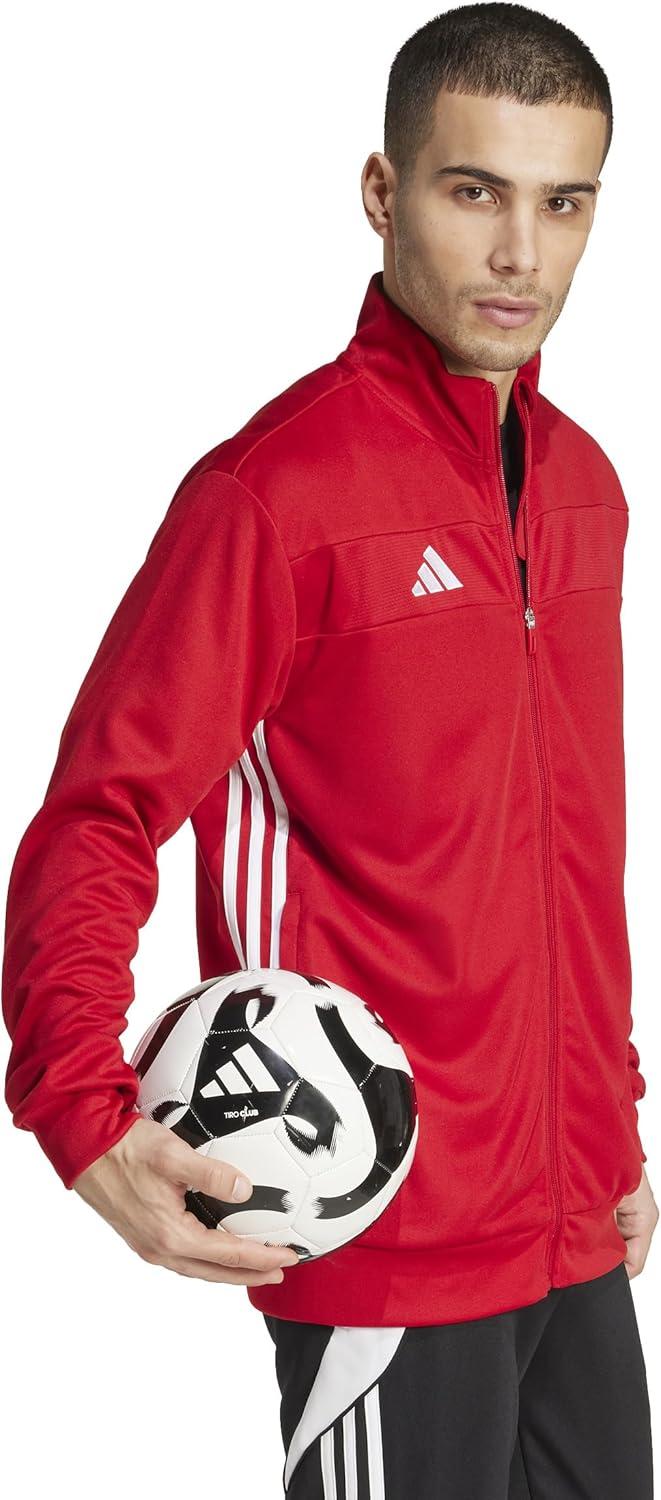 image:imageadidas Mens Tiro 25 Essentials Training Track TopTeam Power RedWhite