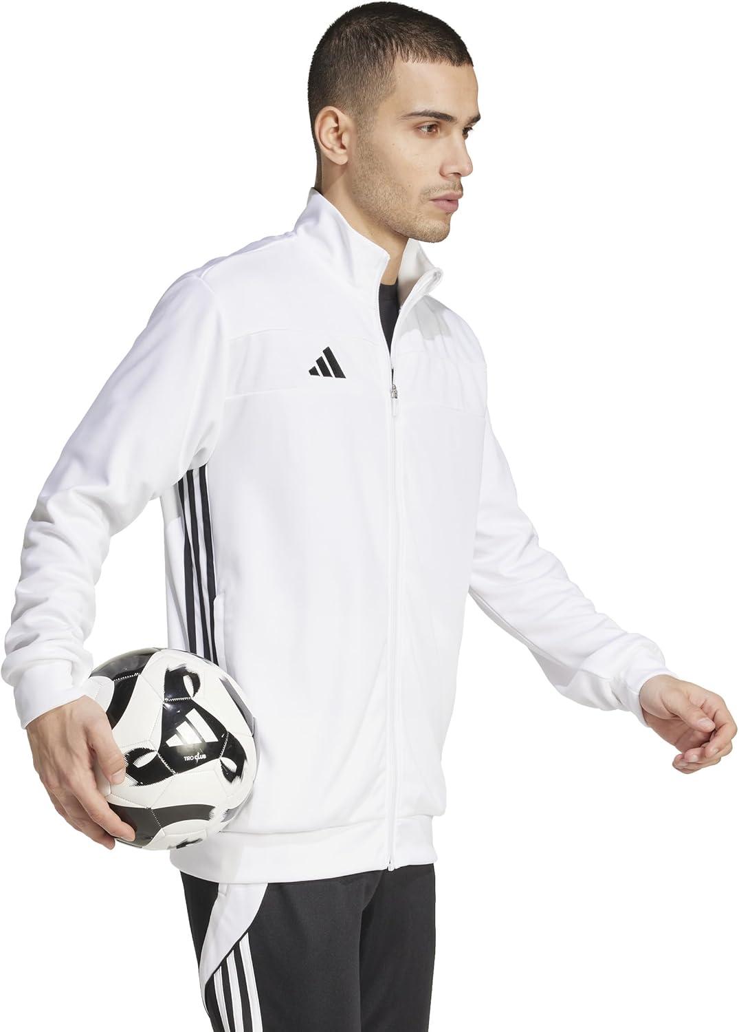 image:imageadidas Mens Tiro 25 Essentials Training Track TopWhiteBlack