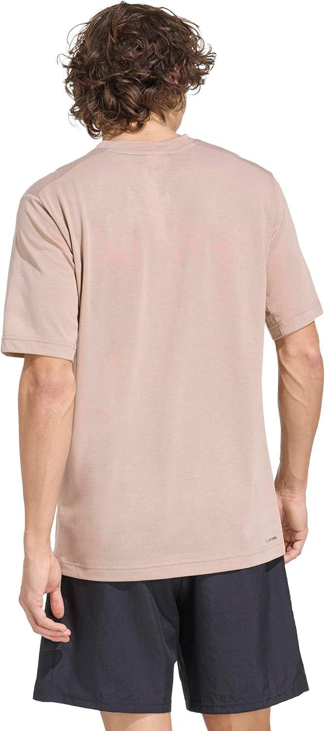 image:imageadidas Mens Workout Essentials Feel Ready TShirtChalky Brown