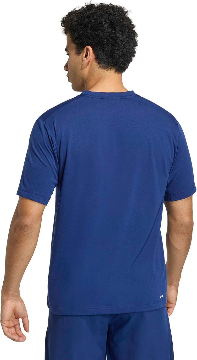 image:imageadidas Mens Workout Essentials Feel Ready TShirtDark Blue