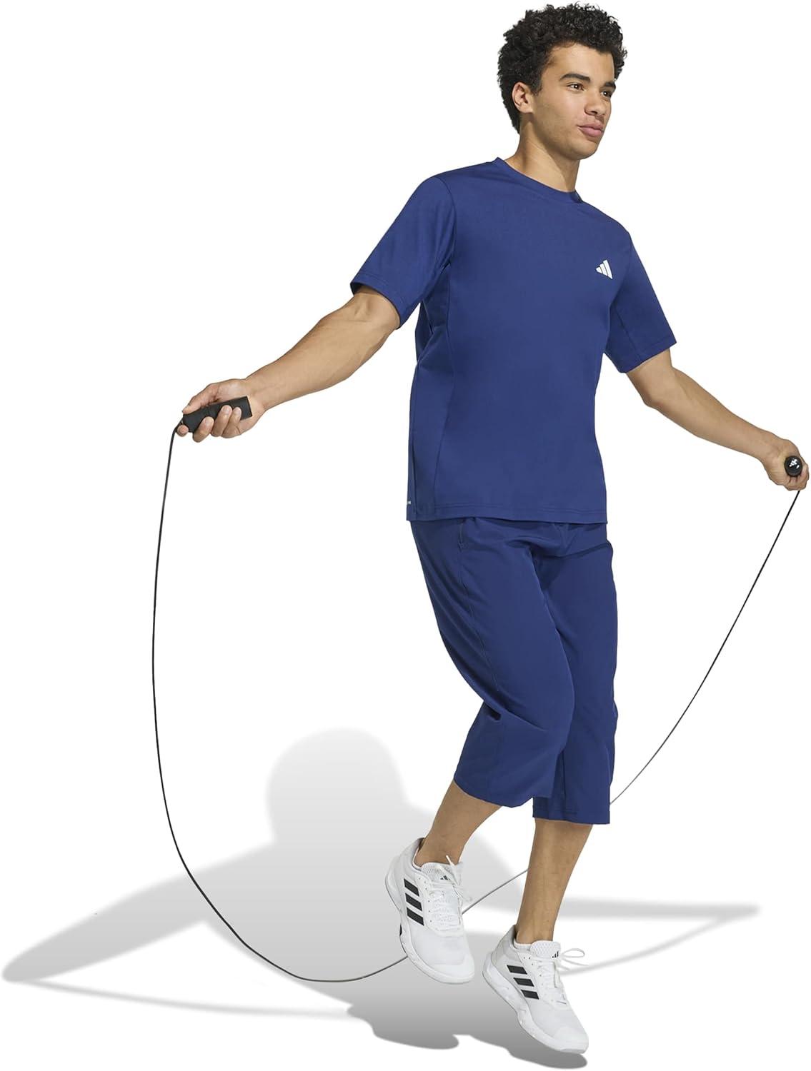 image:imageadidas Mens Workout Essentials Feel Ready TShirtDark Blue