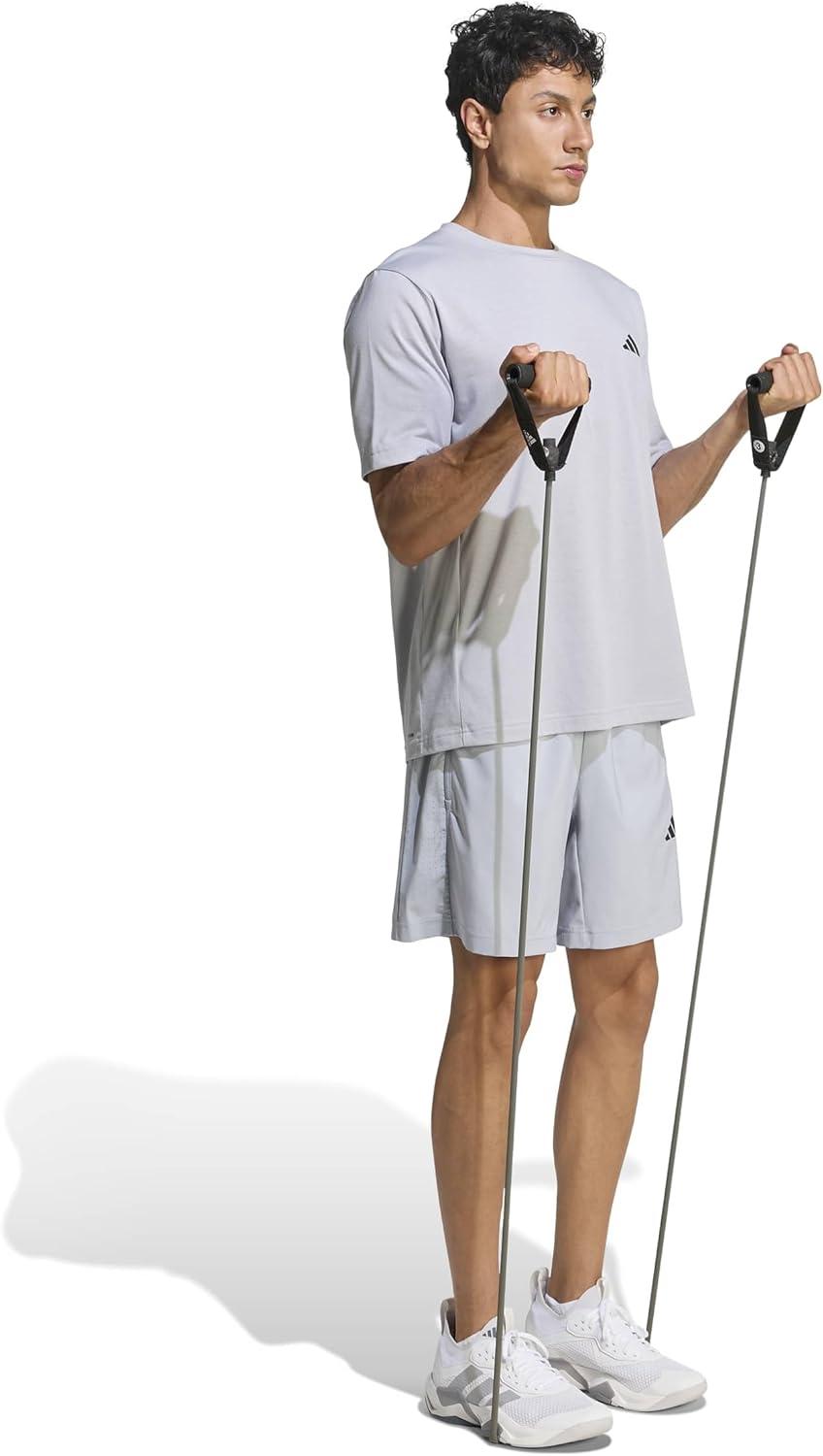 image:imageadidas Mens Workout Essentials Feel Ready TShirtHalo Silver