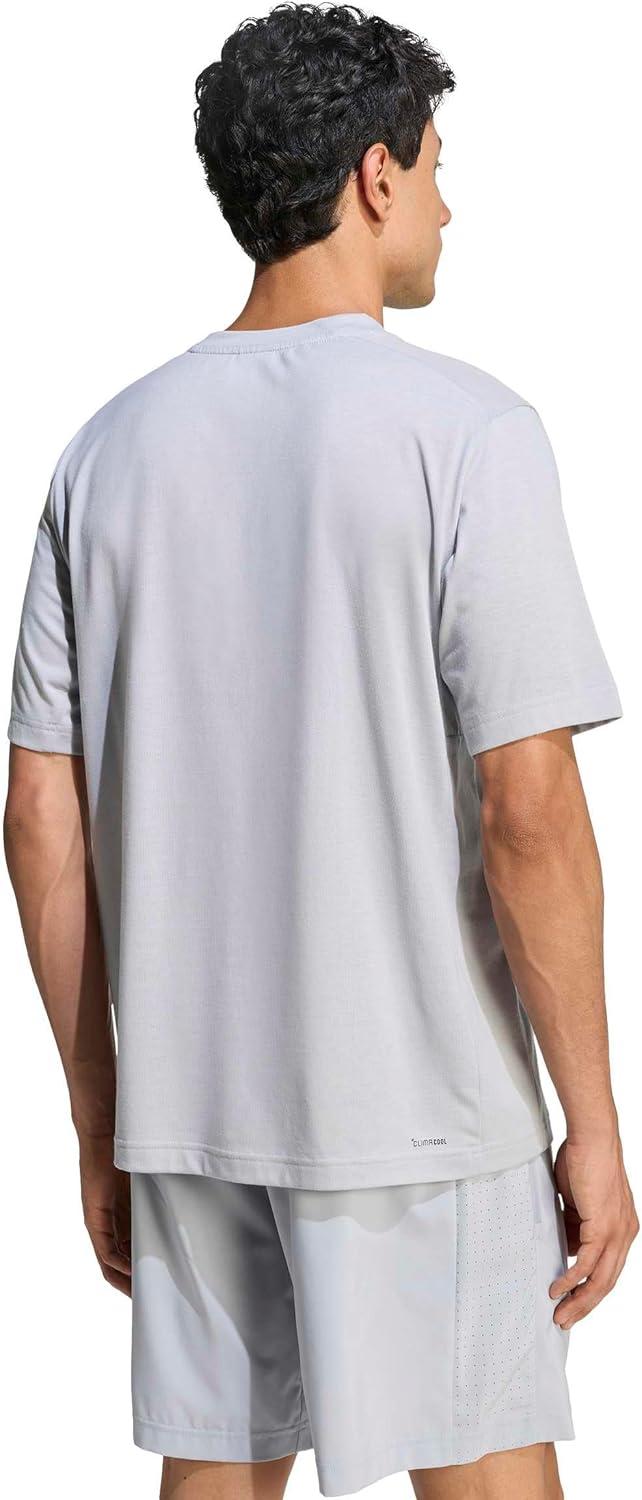 image:imageadidas Mens Workout Essentials Feel Ready TShirtHalo Silver