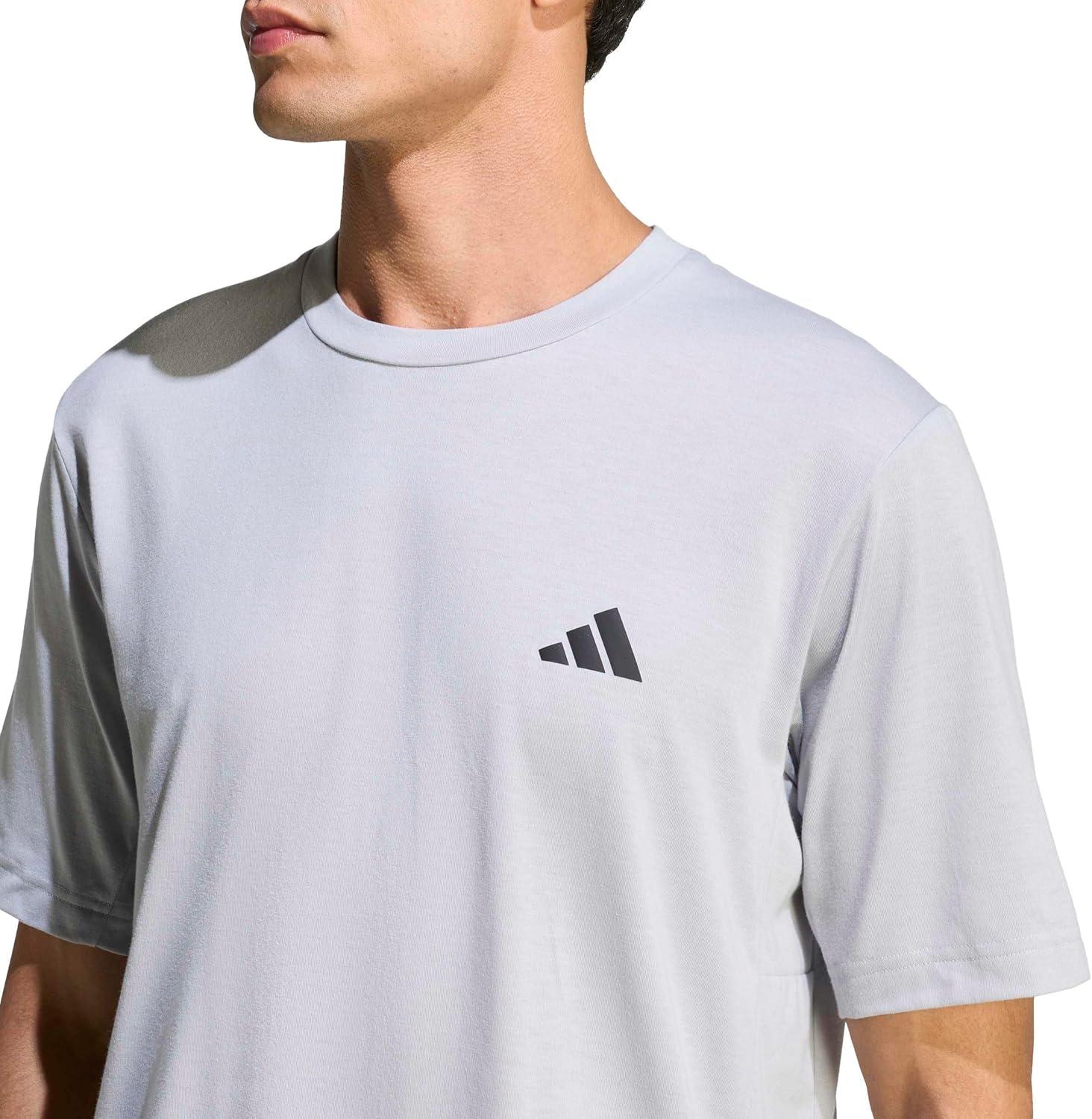 image:imageadidas Mens Workout Essentials Feel Ready TShirtHalo Silver