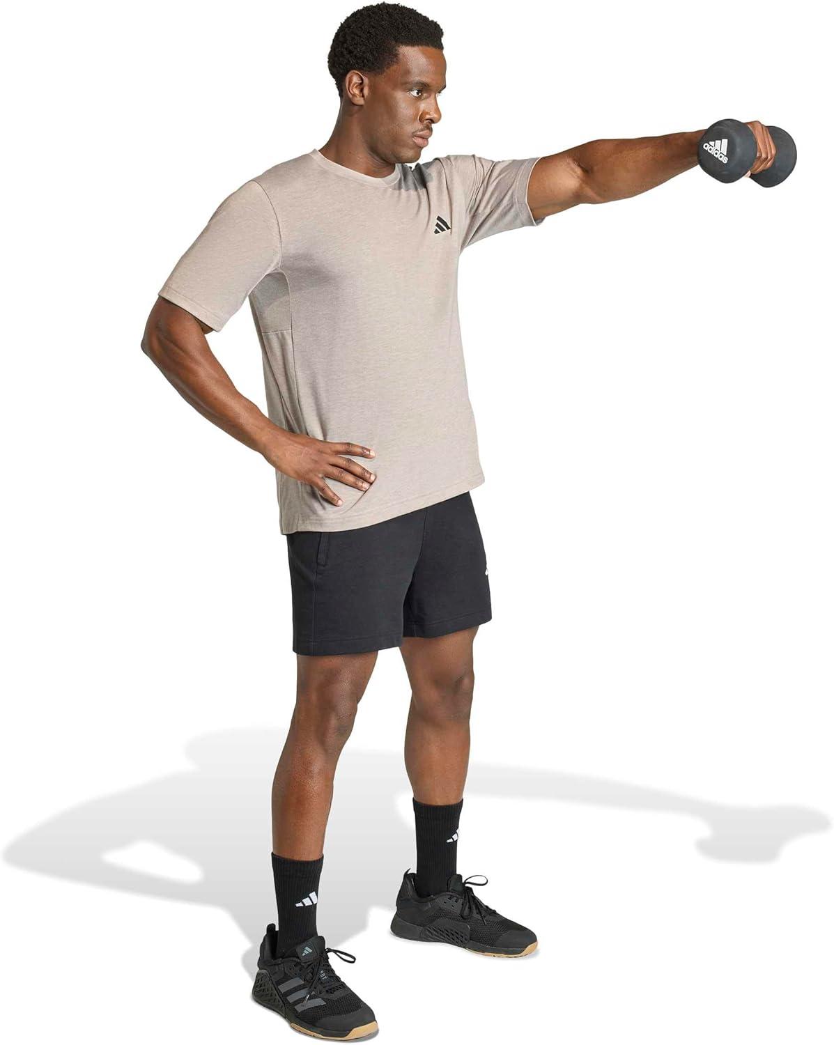 image:imageadidas Mens Workout Essentials Feel Ready TShirtMedium Grey Heather