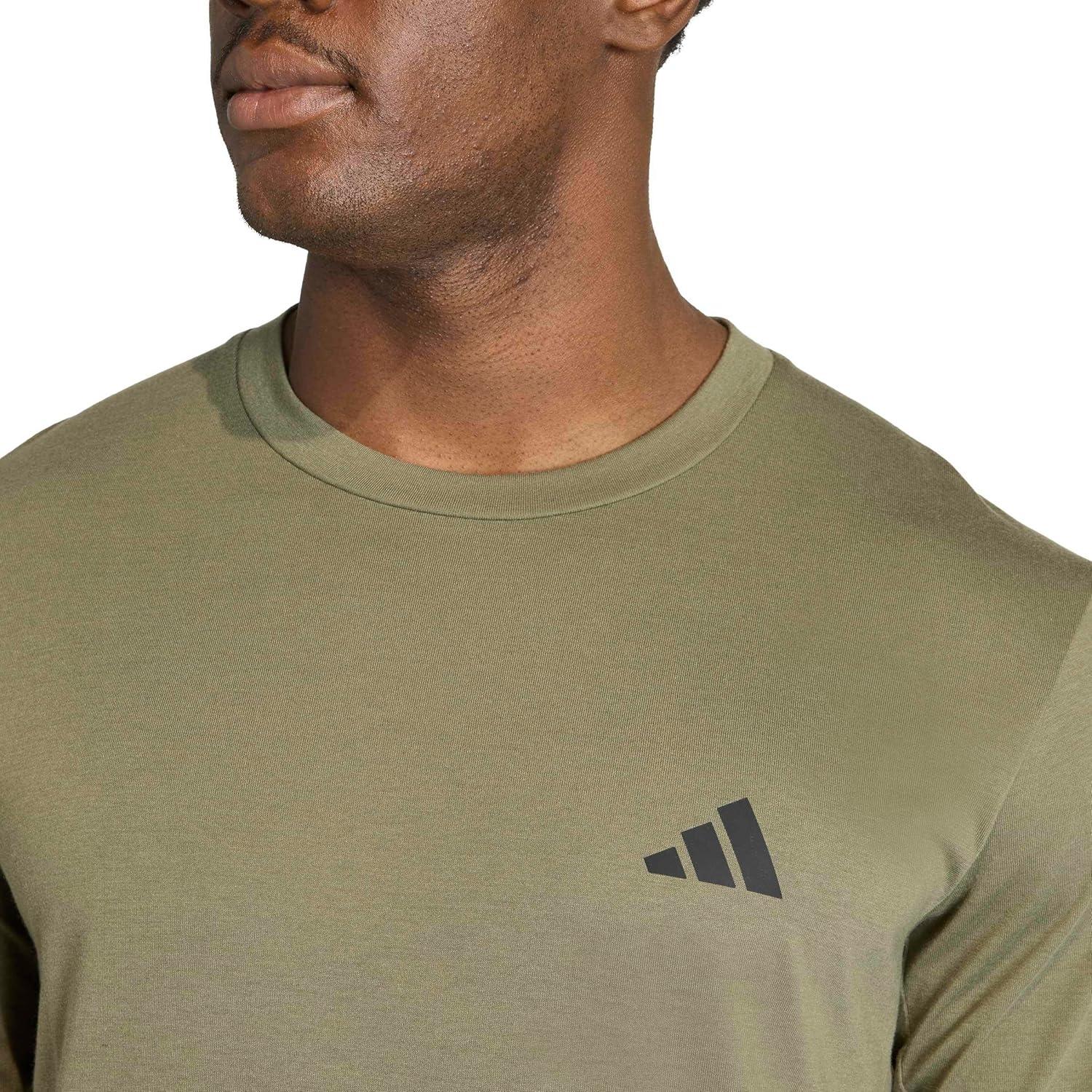 image:imageadidas Mens Workout Essentials Feel Ready TShirtOlive Strata