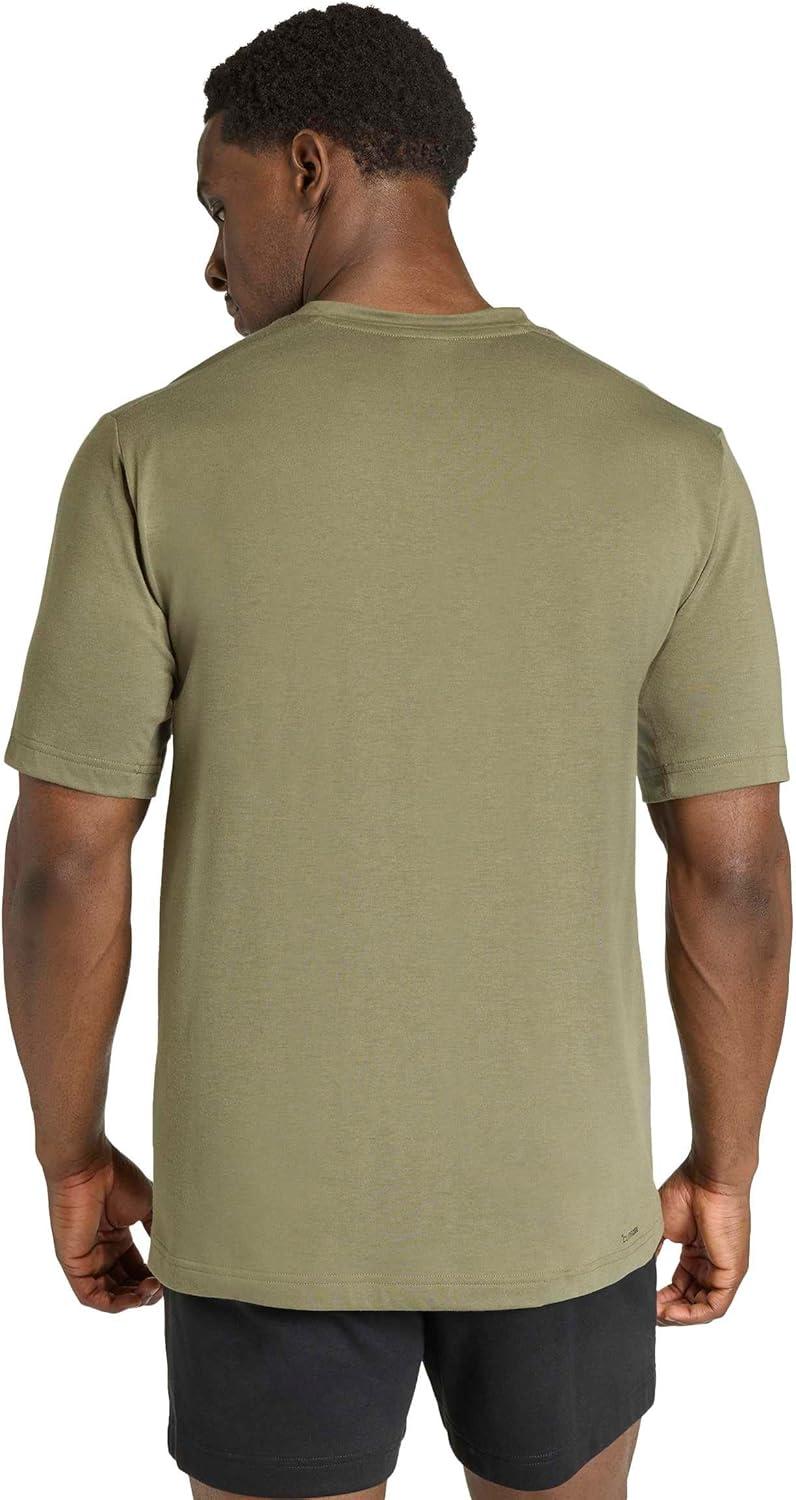 image:imageadidas Mens Workout Essentials Feel Ready TShirtOlive Strata