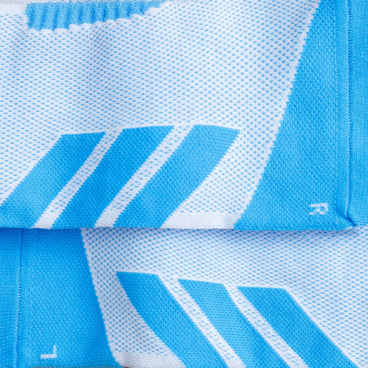 image:imageadidas Unisex Adizero Running Socks 1 Pair Performance amp TrainingWhiteLucid AquamarineCrew