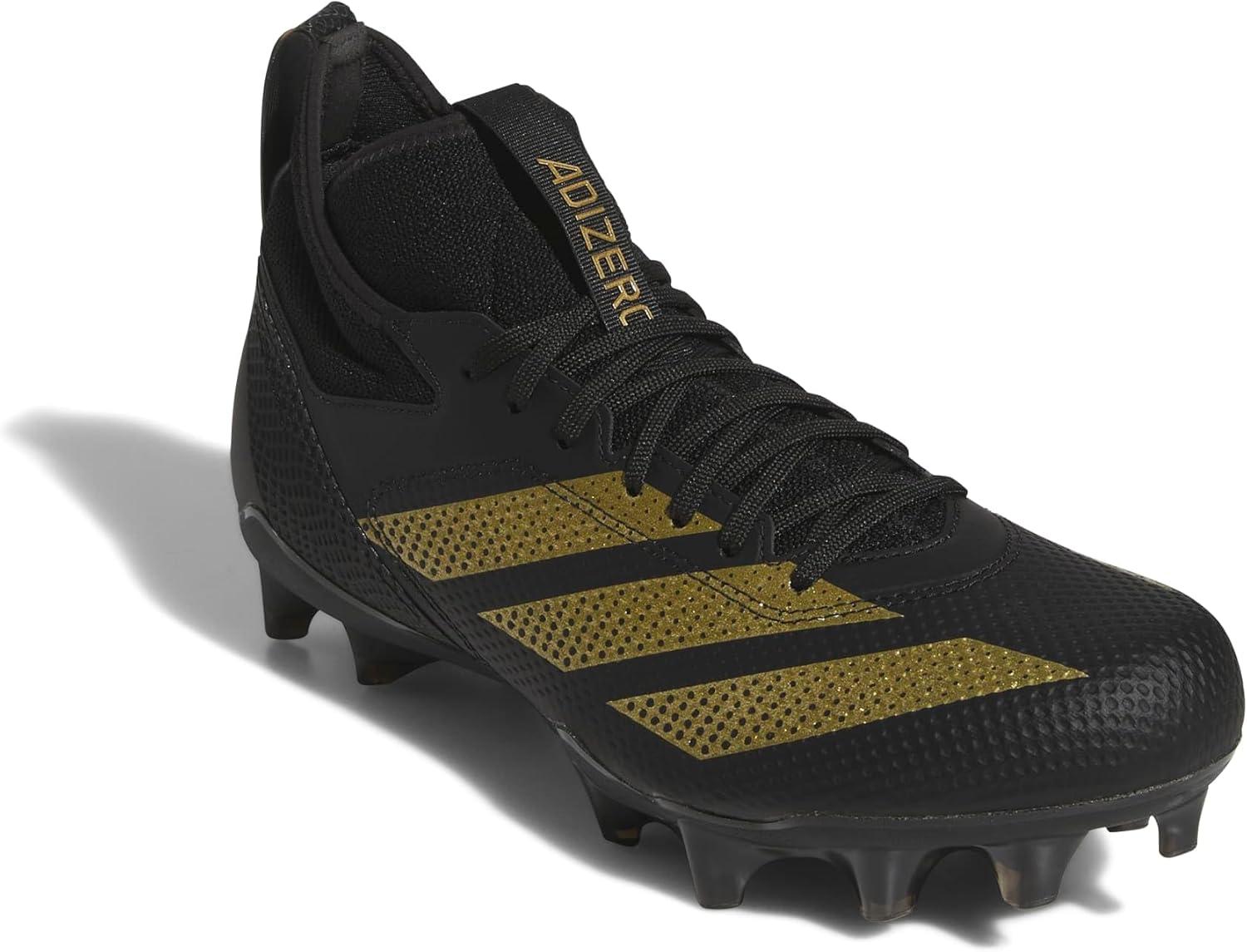 image:imageadidas Unisex Adult Adizero Impact American Football ShoesBlackGold MetallicBlack