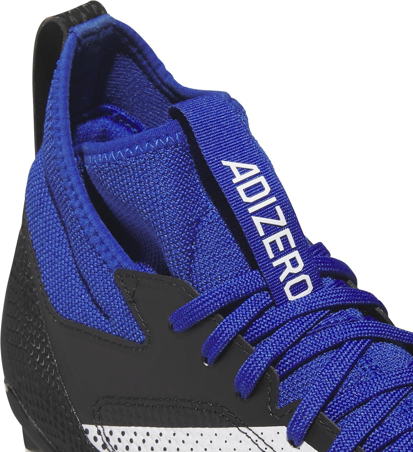 image:imageadidas Unisex Adult Adizero Impact American Football ShoesBlackWhiteTeam Royal Blue