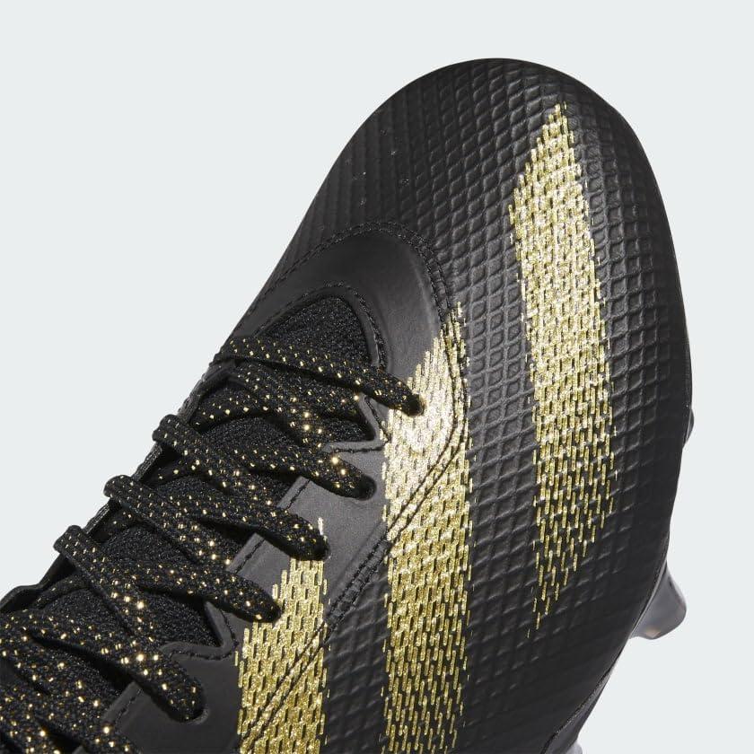 image:imageadidas Unisex Adult Adizero Impact American Football ShoesCore BlackGold MetallicCore Black